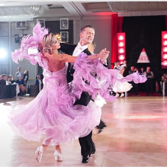 Elegant Lavender Ballroom/Smooth Dance Dress